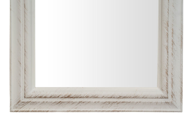 Biscottini Specchio da parete finitura bianco anticato Specchiera muro dimensioni Offerta