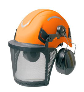 Elmetto forestale Ama pro con visiera e cuffie