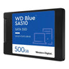 Western Digital Blue SA510 500 GB 2.5 Serial ATA III (WD 500GB Blue SA510 G3 SSD, 2.5, SATA3, R/W 560/510 MB/s, 90K/82K IOPS, 7mm)