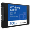 Western Digital Blue SA510 500 GB 2.5 Serial ATA III (WD 500GB Blue SA510 G3 SSD, 2.5, SATA3, R/W 560/510 MB/s, 90K/82K IOPS, 7mm)
