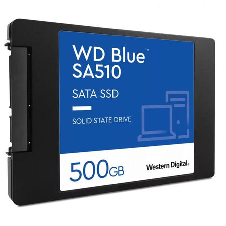 Western Digital Blue SA510 500 GB 2.5 Serial ATA III (WD 500GB Blue SA510 G3 SSD, 2.5, SATA3, R/W 560/510 MB/s, 90K/82K IOPS, 7mm)