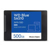 Western Digital Blue SA510 500 GB 2.5 Serial ATA III (WD 500GB Blue SA510 G3 SSD, 2.5, SATA3, R/W 560/510 MB/s, 90K/82K IOPS, 7mm)