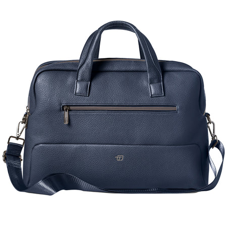 Borsa C/Manici Gate Trended Ecopelle Dim. 41X30X15Cm Blu Intempo