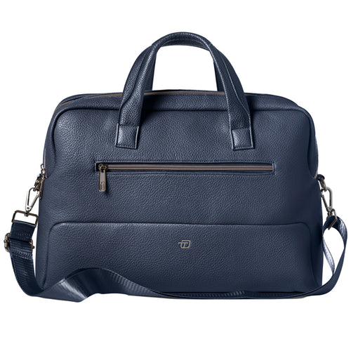Borsa C/Manici Gate Trended Ecopelle Dim. 41X30X15Cm Blu Intempo