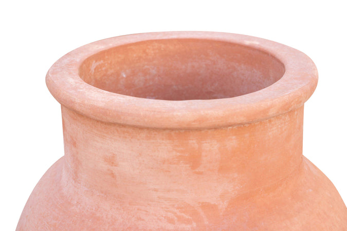 Biscottini Vaso anfora in Terracotta 100% Made in Italy interamente Lavorata a Mano
