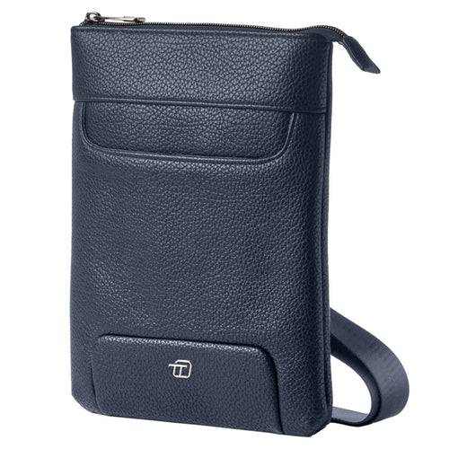 City Bag Piccola Gate Trended Ecopelle Dim. 20X26X2Cm Blu Intempo