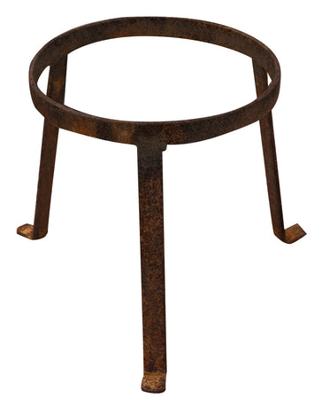 Biscottini Base portavasi in ferro pieno diam.21xH21 cm. portavaso forgiato mano Offerta