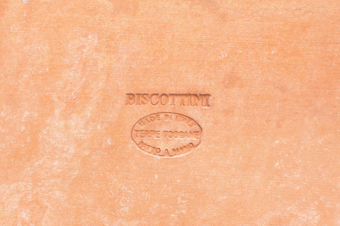 Biscottini Vaso Terracotta Galestro Antigelivo Biscottini Lavorato a Mano Made in Italy