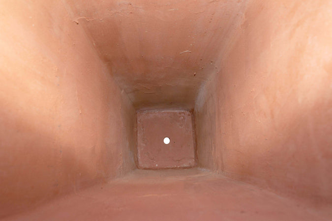 Biscottini Vaso Terracotta Galestro Antigelivo Biscottini Lavorato a Mano Made in Italy