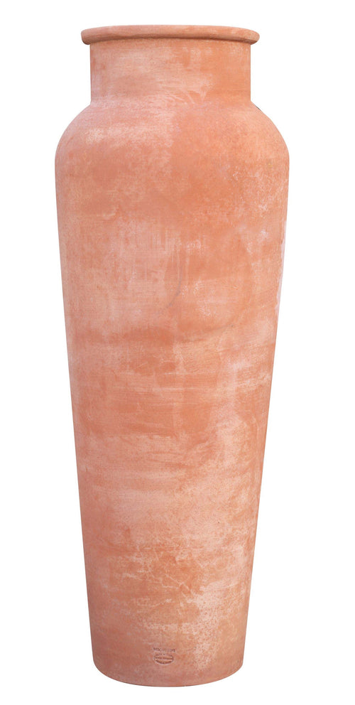 Biscottini Biscottini Vaso Anfora Terracotta 42x90 Made Italy Artigianale Resistente Gelo
