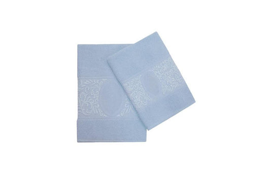 Daylight Set Asciugamani con Tela Aida 1+1 Spugna Alberta D90 - Passarelli Biancheria