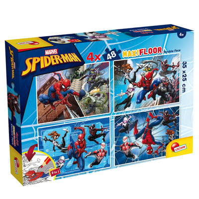 Puzzle Maxi 4X48Pz Marvel ''Spiderman'' Lisciani