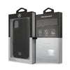 cover mercedes iphone 11 vera pelle nera