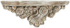 Biscottini Mensola in resina finitura argento anticato L43xPR14xH14 cm angelo stile barocco