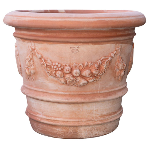 Biscottini Vaso in Terracotta 100% Made in Italy interamente Lavorata a Mano realizzato