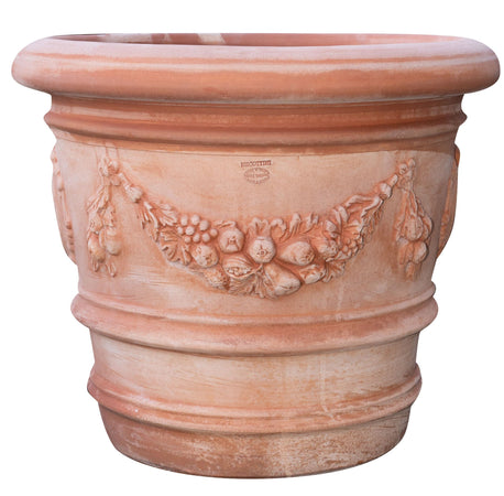 Biscottini Biscottini Vaso Terracotta Made in Italy Artigianale Galestro Antigelivo D 72 H