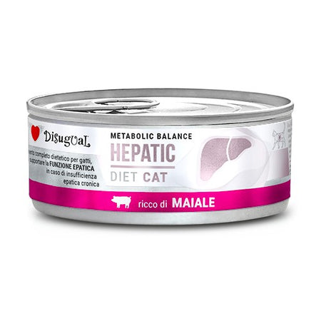 Disugual Metabolic Balance Hepatic gusto Maiale per Gatti Adulti 85gr