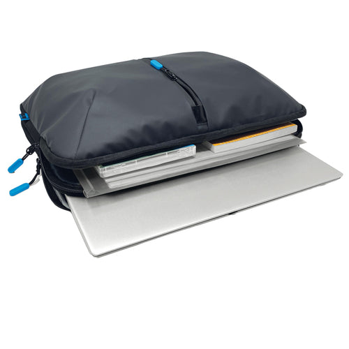 Borsa Sleeve Orione 3 Scomparti Tessuto Tecnico Nero Kosmo City Time