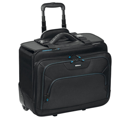 Trolley In Tessuto Tecnico Nero Linea Bluetech City Time