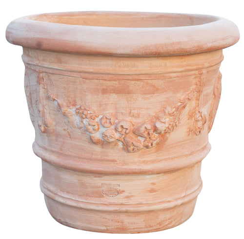 Biscottini Vaso in terracotta Galestro 100% Made in Italy, interamente fatto a mano
