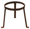 Biscottini Base portavasi in ferro pieno diam.21xH21 cm. portavaso forgiato mano Offerta