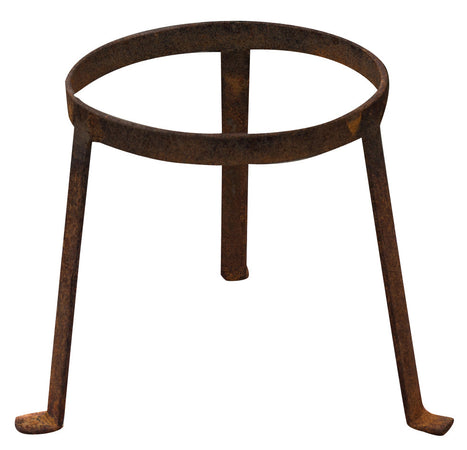 Biscottini Base portavasi in ferro pieno diam.21xH21 cm. portavaso forgiato mano Offerta