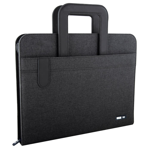 Portablocco Flap Tessuto Tecnico C/Manici Flap F.To A4 Nero City Time