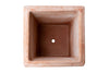 Biscottini Vaso Cubo Terracotta 44x44 Made in Italy Fatto a Mano Artigianale Antigelivo