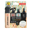 Astuccio 4 Evidenziatori Stabilo Boss Naturecolors (Te'/Sabbia/Cenere/Nero
