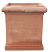 Biscottini Vaso Cubo Terracotta 44x44 Made in Italy Fatto a Mano Artigianale Antigelivo
