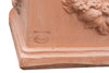 Biscottini Vaso cubo festonato in Terracotta 100% Made in Italy interamente Lavorata a Mano