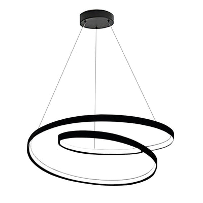 Lampadario led nero Perenz RITMO 6618 N LC LED sospensione lampada soffitto moderno