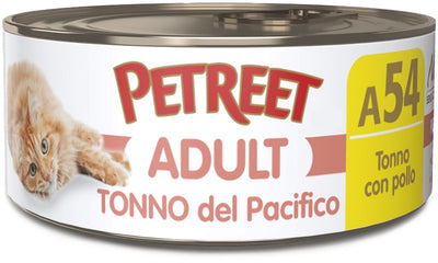 Petreet Cat Adult Tonno del Pacifico con Pollo 70gr