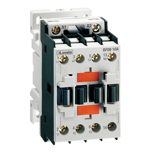 Contattore tripolare 9A AC3 -230V 3P+1NO Lovato