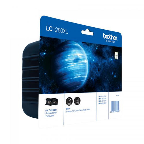 Brother LC-1280XLBKBP2 cartuccia d'inchiostro Originale Nero (BROTHER BLACK TWIN PACK)