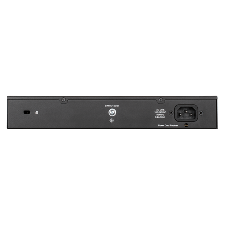 D-LINK SWITCH POE 24 PORTE GIGABIT SMART MANAGED, FANLESS, 802.1Q VLAN, 802.1p QoS, 11 RACKMOUNT INSTALLATION