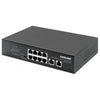 Switch Ethernet Gigabit 8 Porte PoE+ con 2 porte RJ45 Gigabit Uplink