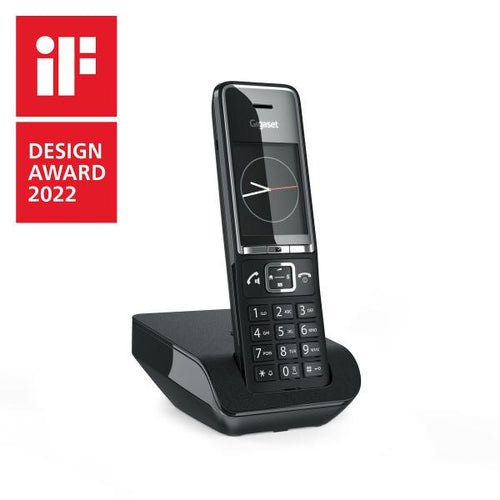 GIGASET COMFORT 550 (NERO) - TELEFONO CORDLESS - VIVAVOCE - PRESA CUFFIE