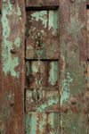 Biscottini Porta portone in legno massello e ferro da interno o da esterno vecchia e antica medievale scorrevole