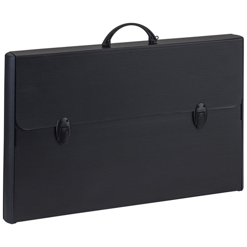 Valigetta Polionda Total Black 37X60Cm Dorso Rigido 5Cm Favorit