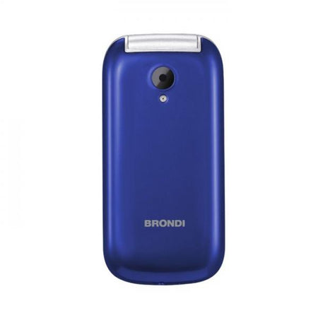 BRONDI STONE+ (BLU) - TELEFONO CELLULARE PER ANZIANI - TORCIA - FOTOCAMERA
