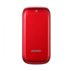 BRONDI STONE+ (ROSSO) - TELEFONO CELLULARE PER ANZIANI - TORCIA - FOTOCAMERA
