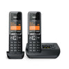 GIGASET COMFORT 550A DUO (NERO) - TELEFONO CORDLESS DOPPIO - SEGRETERIA - VIVAVOCE - PRESA CUFFIE