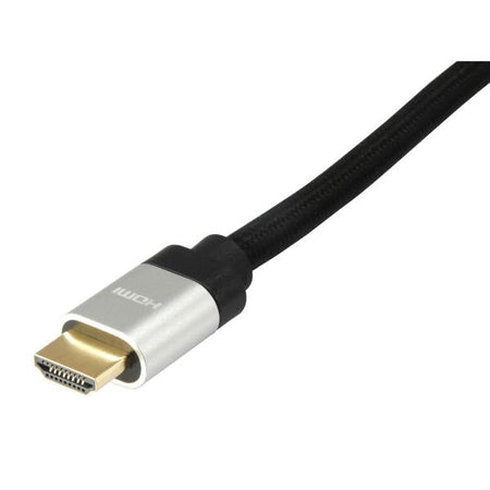 Equip 119385 Cavo HDMI 2.1 ad altissima velocit , 10 m, 8K/60Hz, 4K/120Hz (Equip HDMI UHS E.Gewebe 2.1 A-A St/St)
