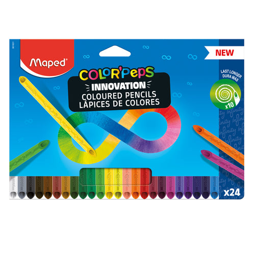 Astuccio 24 Pastelli Color'Peps Infinity Maped