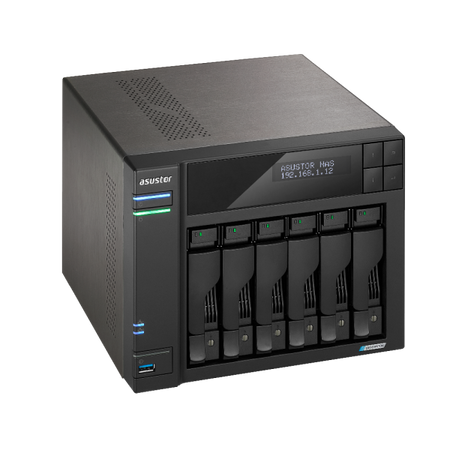 NAS ASUSTOR 6 BAIE 8GB DISKLESS