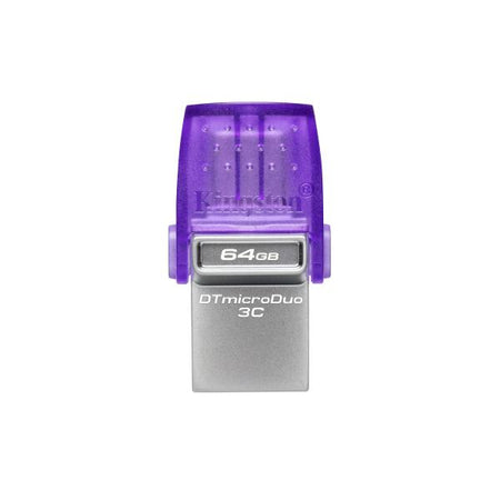 KINGSTON DATATRAVELER MICRODUO 3C 64GB (DTDUO3CG3/64GB) - PEN DRIVE 64GB DOPPIA INTERFACCIA USB-A/TYPE-C
