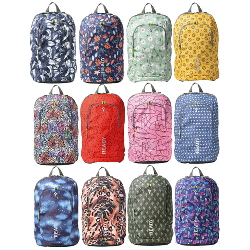 Zaino Ready In Tela Dim. 28X44X15Cm Fantasie Assortite Intempo