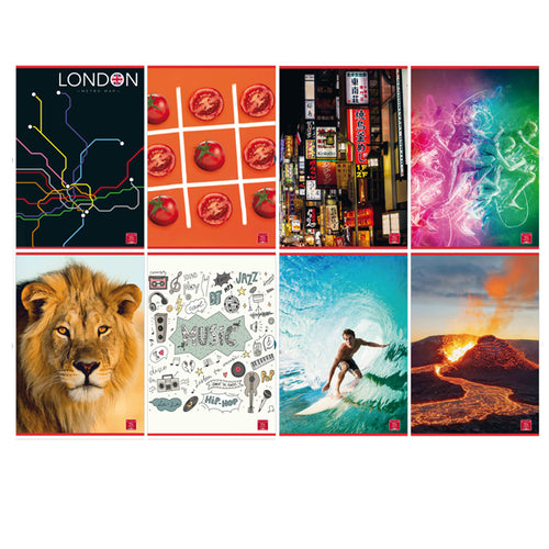 Maxiquaderno A4 80Gr 40+2Fg 1Rigo C/Margine Ragazzo Pigna