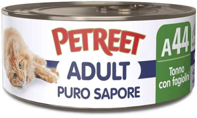 Petreet Cat Adult Puro Sapore Tonno con Fagiolini 70gr